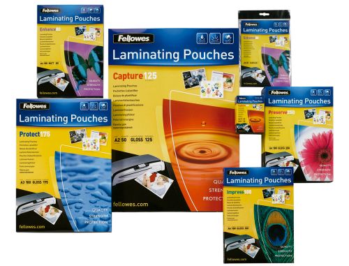 Bolsa de plastificar fellowes brilho din a4 80 microns pack 25 unidades , Fellowes , 58946 , 0077511539626
